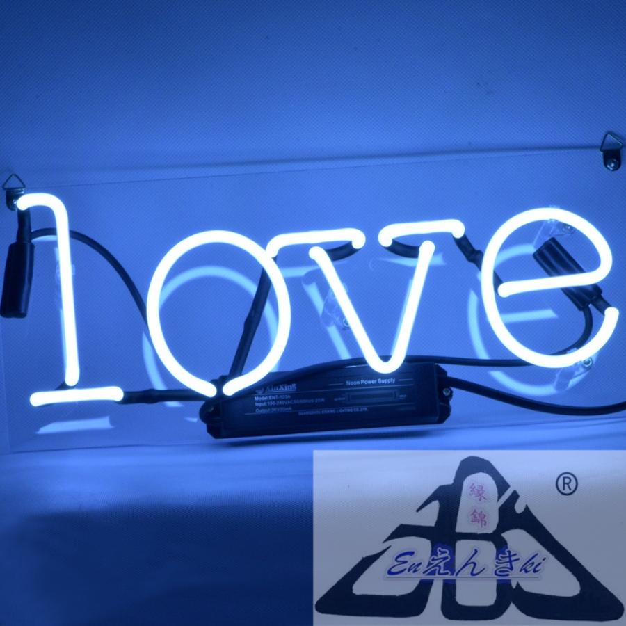 ネオンサイン LOVE  ホワイト  英字 ガラス製 インテリア 壁掛け led 看板 アメリカン雑貨 おしゃれ 店舗用 電飾 サインボード カフェ バー オーダーメイド可能_2
