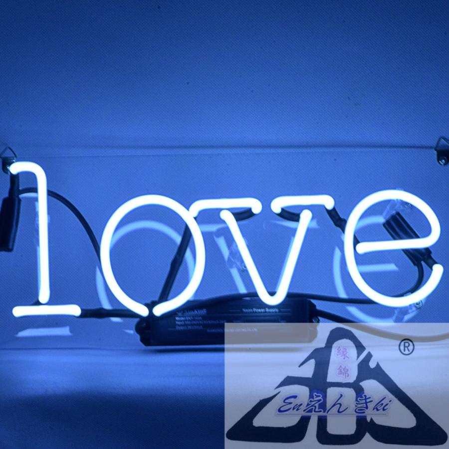 ネオンサイン LOVE  ホワイト  英字 ガラス製 インテリア 壁掛け led 看板 アメリカン雑貨 おしゃれ 店舗用 電飾 サインボード カフェ バー オーダーメイド可能_6