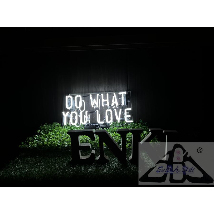 ネオンサイン DO WHAT YOU LOVE ホワイト 英字ネオン看板  ガラス製 インテリア  壁掛け led 看板  店舗用 電飾   イルミネーション オーダーメイド可能_10