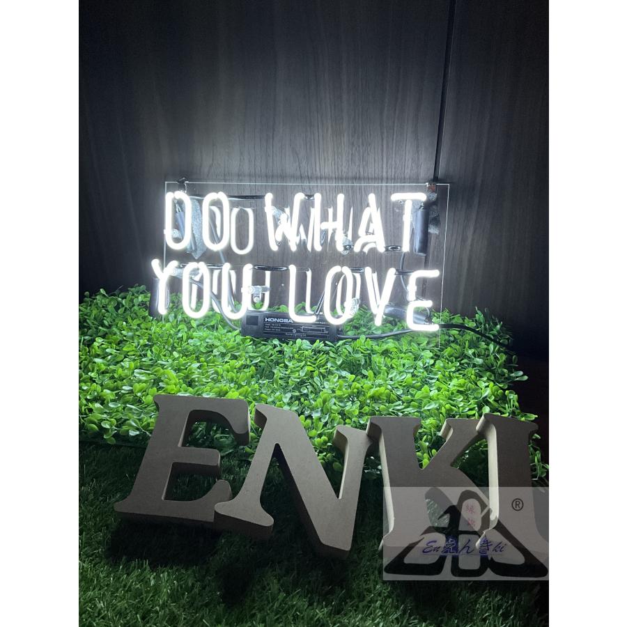 ネオンサイン DO WHAT YOU LOVE ホワイト 英字ネオン看板  ガラス製 インテリア  壁掛け led 看板  店舗用 電飾   イルミネーション オーダーメイド可能_12