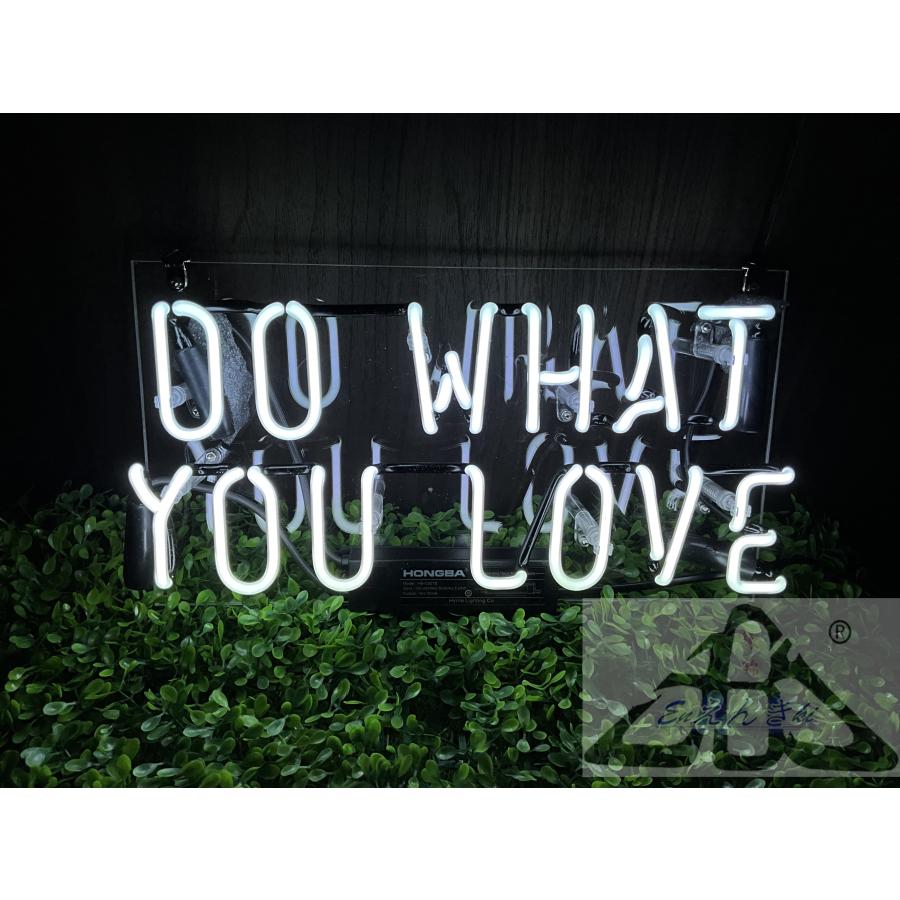 ネオンサイン DO WHAT YOU LOVE ホワイト 英字ネオン看板  ガラス製 インテリア  壁掛け led 看板  店舗用 電飾   イルミネーション オーダーメイド可能_13