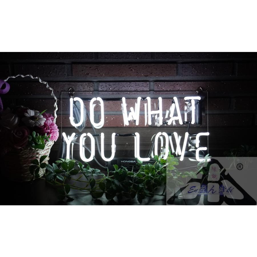 ネオンサイン DO WHAT YOU LOVE ホワイト 英字ネオン看板  ガラス製 インテリア  壁掛け led 看板  店舗用 電飾   イルミネーション オーダーメイド可能_14