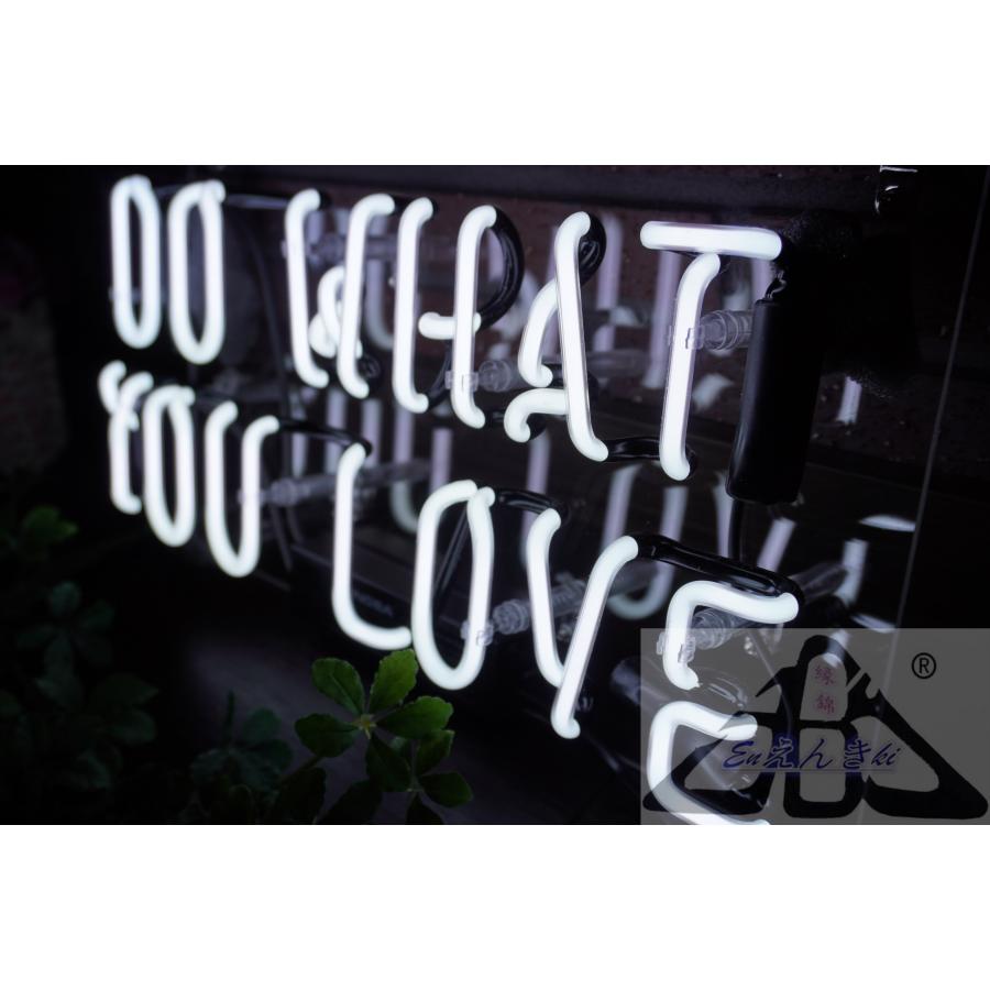 ネオンサイン DO WHAT YOU LOVE ホワイト 英字ネオン看板  ガラス製 インテリア  壁掛け led 看板  店舗用 電飾   イルミネーション オーダーメイド可能_5