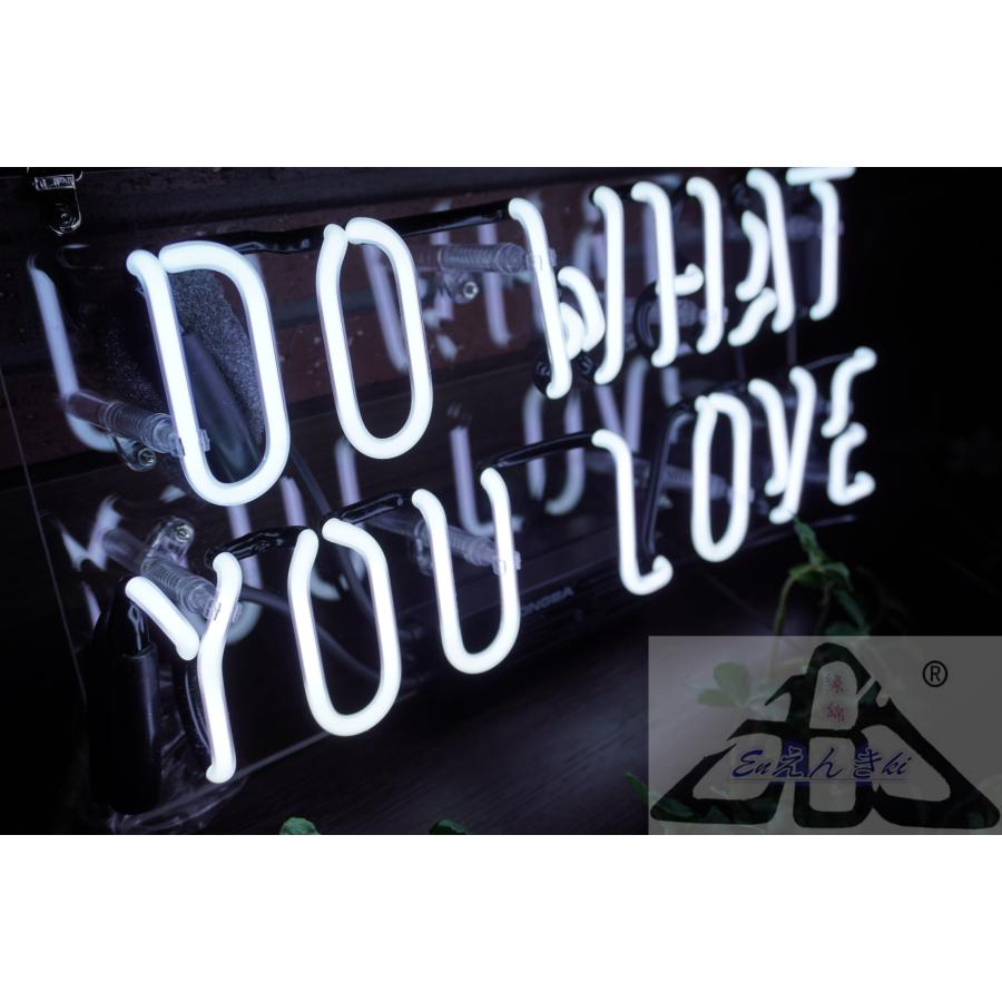 ネオンサイン DO WHAT YOU LOVE ホワイト 英字ネオン看板  ガラス製 インテリア  壁掛け led 看板  店舗用 電飾   イルミネーション オーダーメイド可能_7