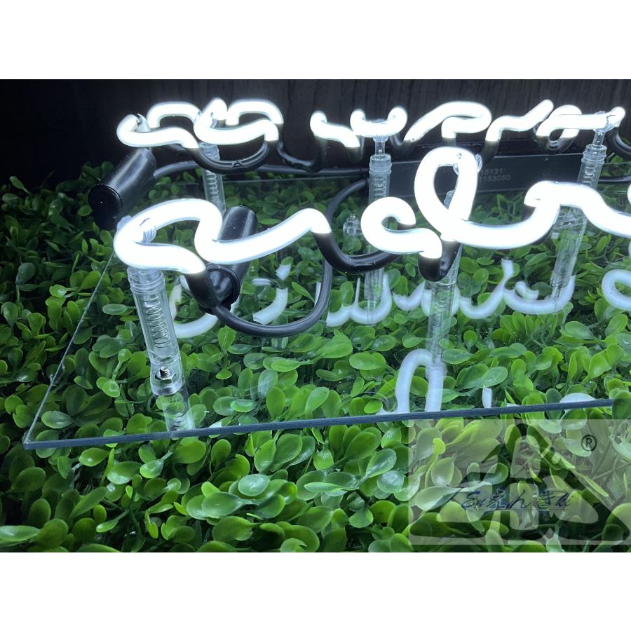ネオンサイン it was all a dream ネオン看板 ガラス製 英字白ロゴ モノクロ空間照明 韓国  壁掛け led 看板 アメリカン雑貨 おしゃれ  オーダーメイド可能_1