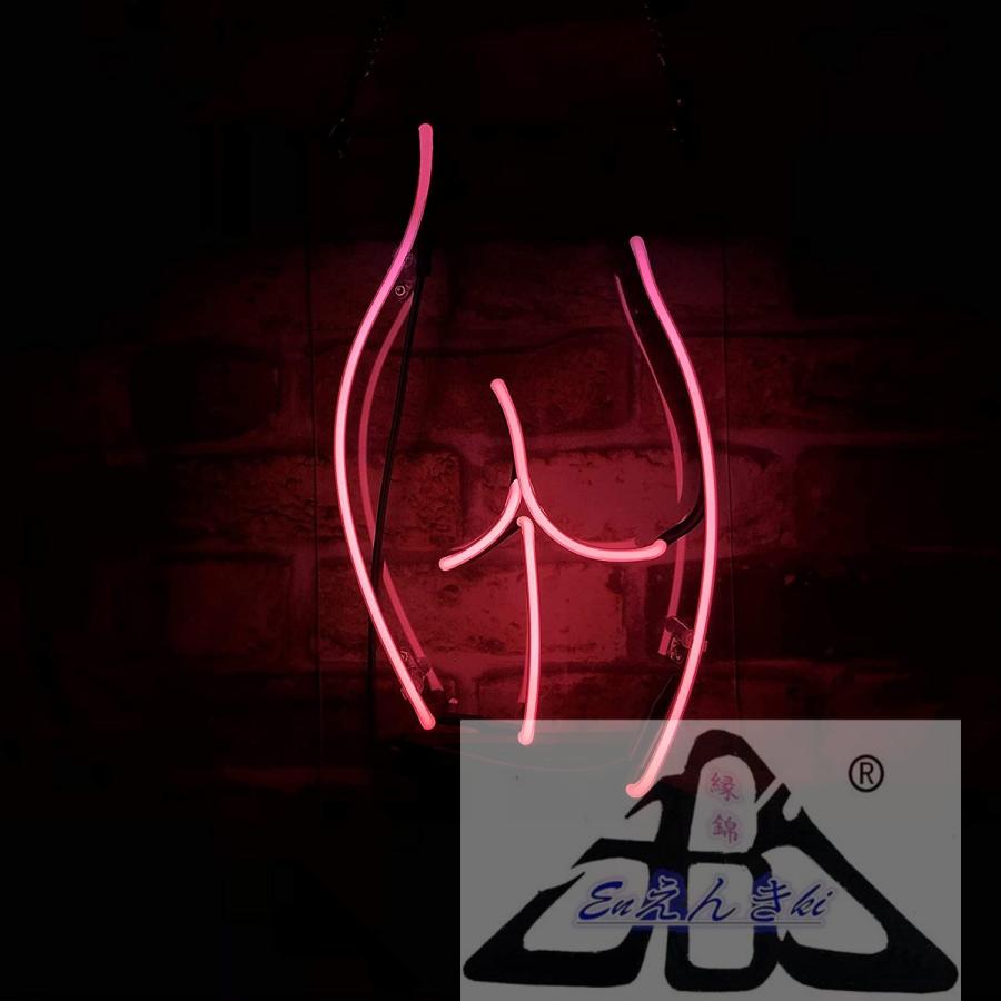 ネオンサイン 女性胸元シルエット ピンク ガラス製 セクシーライン 装飾照明 韓国  壁掛け led 看板 アメリカン雑貨 おしゃれ インテリア  オーダーメイド可能_5