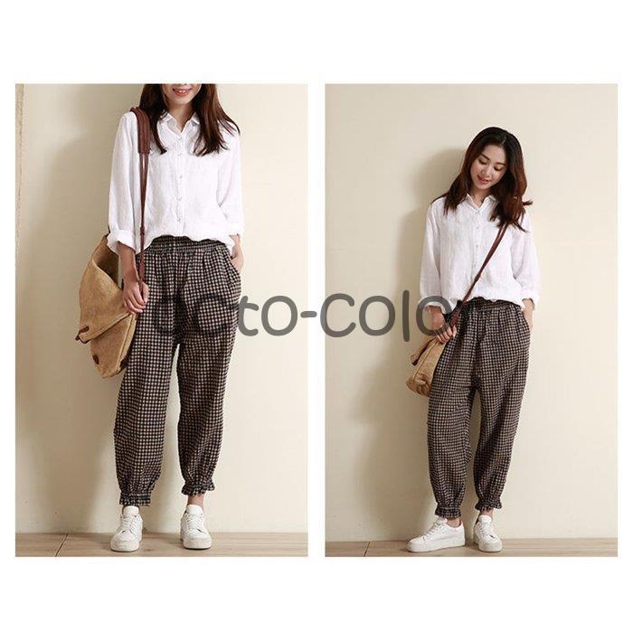 冷房対策にも！コットンリネンシャツブラウス y880122-1.jpg