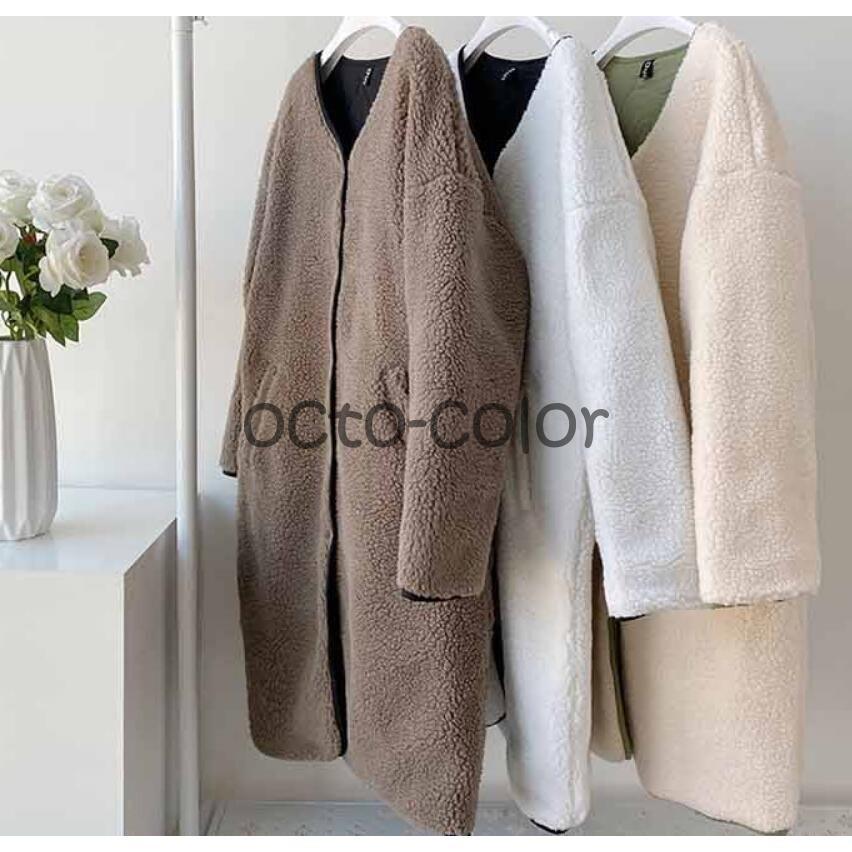 ボアコート リバーシブル レディース 冬 キルティングコート ボア