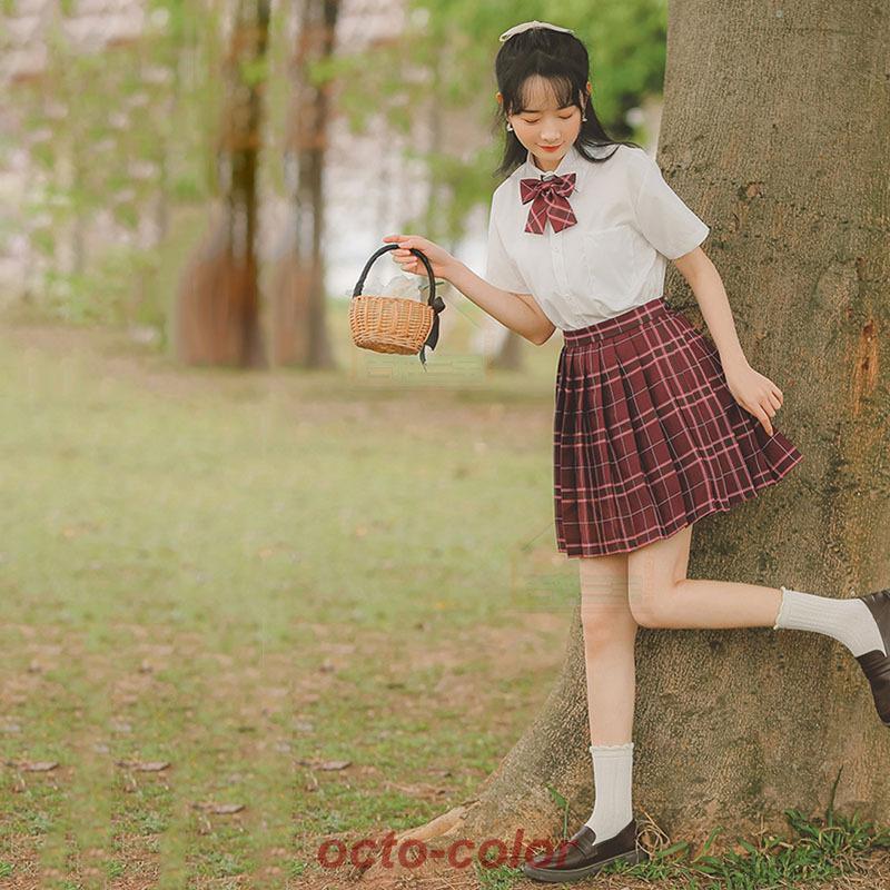 卒業式服超スクールチェックスカート高品質 正統派 制服 女子