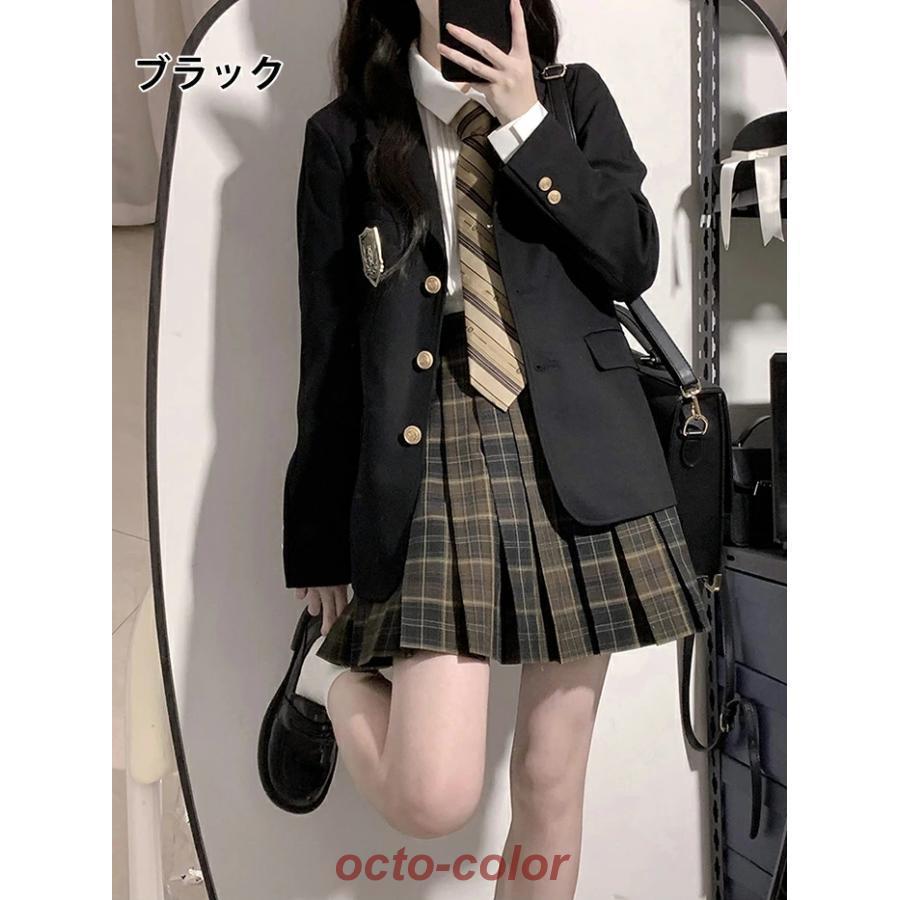 制服 ブレザー ジャケット 学生制服 レディース ガールズ スクール 学生服 通学 高校生 中学生 ジャケット 学校  入学 受験 卒業式 入学式 スクールウェア｜octo-color｜02