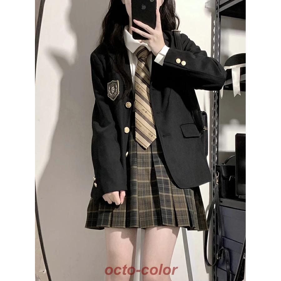 制服 ブレザー ジャケット 学生制服 レディース ガールズ スクール 学生服 通学 高校生 中学生 ジャケット 学校  入学 受験 卒業式 入学式 スクールウェア｜octo-color｜03