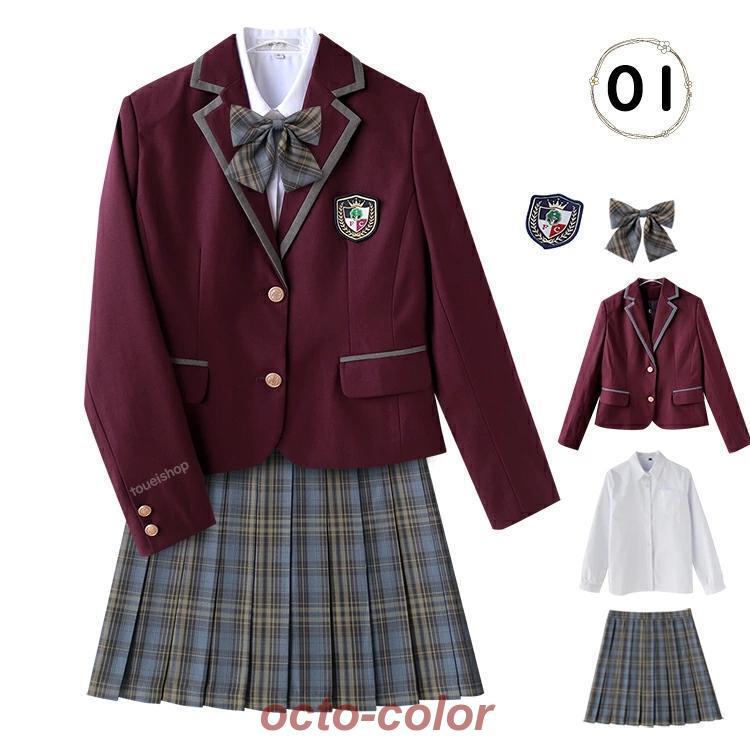 卒業式 スーツ 女の子 大きいサイズ 小学生 中学生 高校生 5点