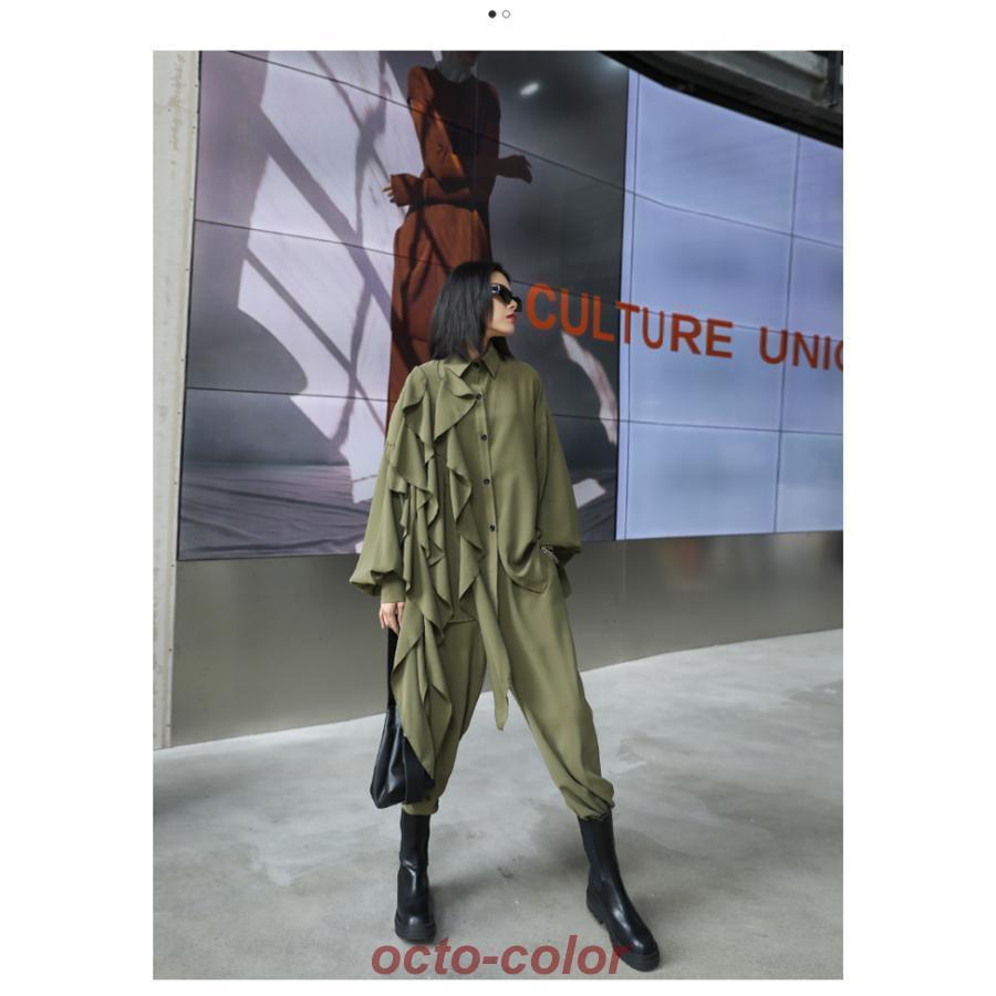 セットアップ レディース 春 秋 きれいめ パンツセットアップ 秋