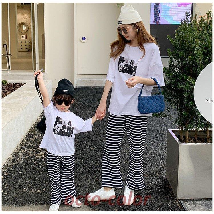 親子コーデ Tシャツ 親子 ペアルック セットアップ ペアtシャツ 夏 半袖 リンクコーデ 親子 パンツ お揃い 上下2点セット ママ 女の子 母の日 ギフト プレゼント Oc 0519 05qzz116 Octo Color 通販 Yahoo ショッピング
