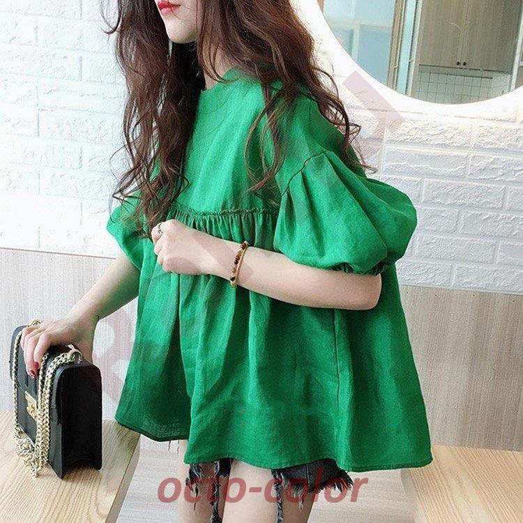 ブラウス レディース きれいめ 40代 春夏 上品 白ブラウス オシャレ シャツ 五分袖パフスリーブトップス 綿麻 チュニック 韓国風 トップス ゆったり大人 0azxosxjdp Www Swayzecrazies Com