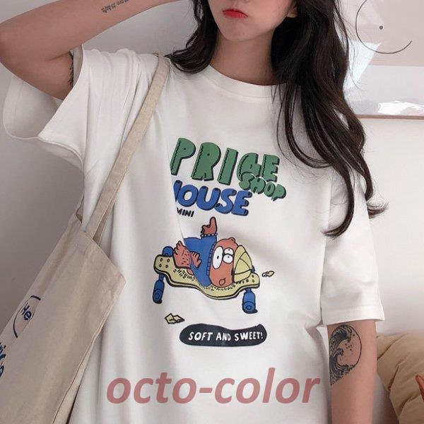 BIGセール］Tシャツ レディース キャラT トップス 半袖 チュニック