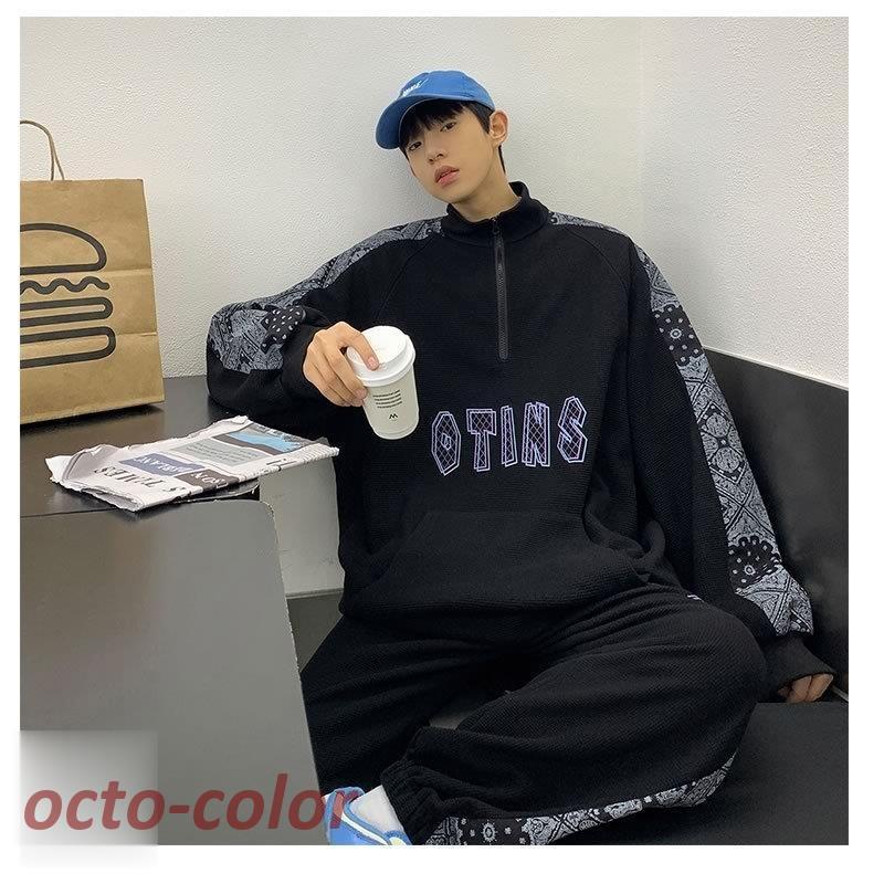 [韓国] スウェット フーディ パンツ セットアップ 全4color 韓国 スウェット フーディ パンツ セットアップ シンプル 4color