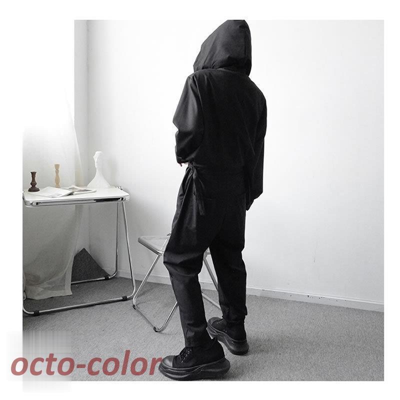 【美品】CARROT 韓国セレクト ロンパース オールインワン 黒 フリー journal standard L'essage（ジャーナルスタンダードレサージュ