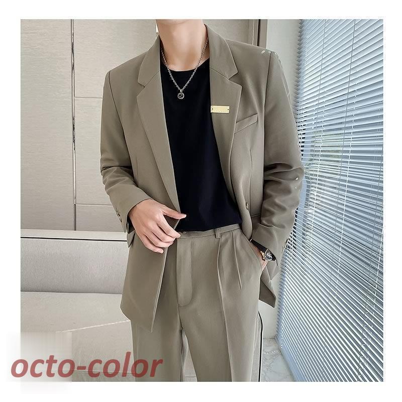 セットアップ メンズ 韓国 ファッション カジュアルスーツ 病み