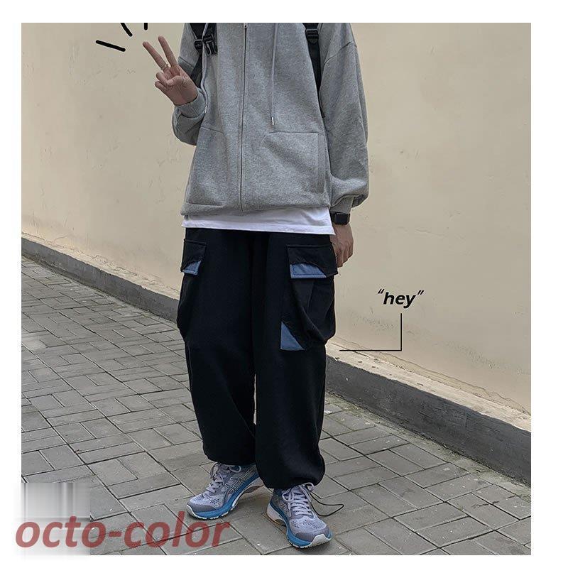 90s AND1 スウェット カーゴパンツ NBA バギー 極太 ワイド 裾絞り AND1 90年代 ワイド スウェットパンツ バギー カーゴパンツ M