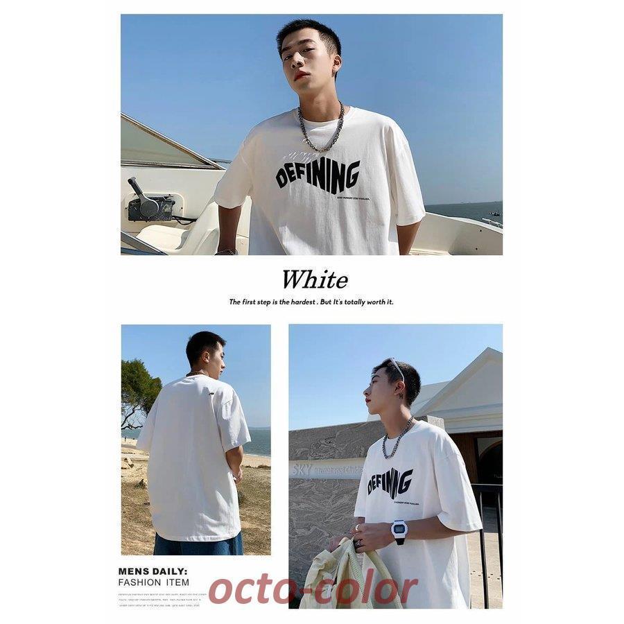 Tシャツ メンズ ビッグシルエット オーバーサイズ ウェーブロゴ