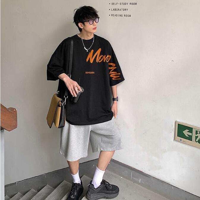 Tシャツ メンズ ビッグシルエット オーバーサイズ バックプリント 韓国ファッション ストリート系 ブランド レディース Oc 0523 06mt114 Octo Color 通販 Yahoo ショッピング