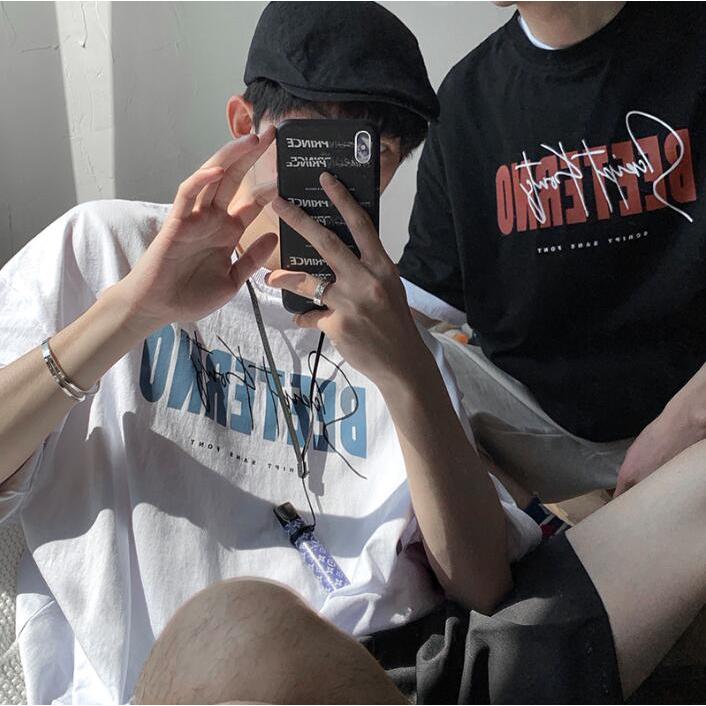 Tシャツ 半袖 メンズ オーバーサイズ ビッグシルエット ワード