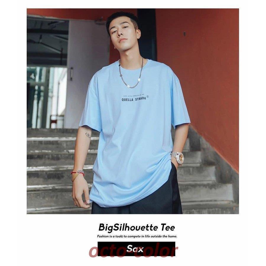 Tシャツ メンズ 半袖 ビッグシルエット オーバーサイズ 英字