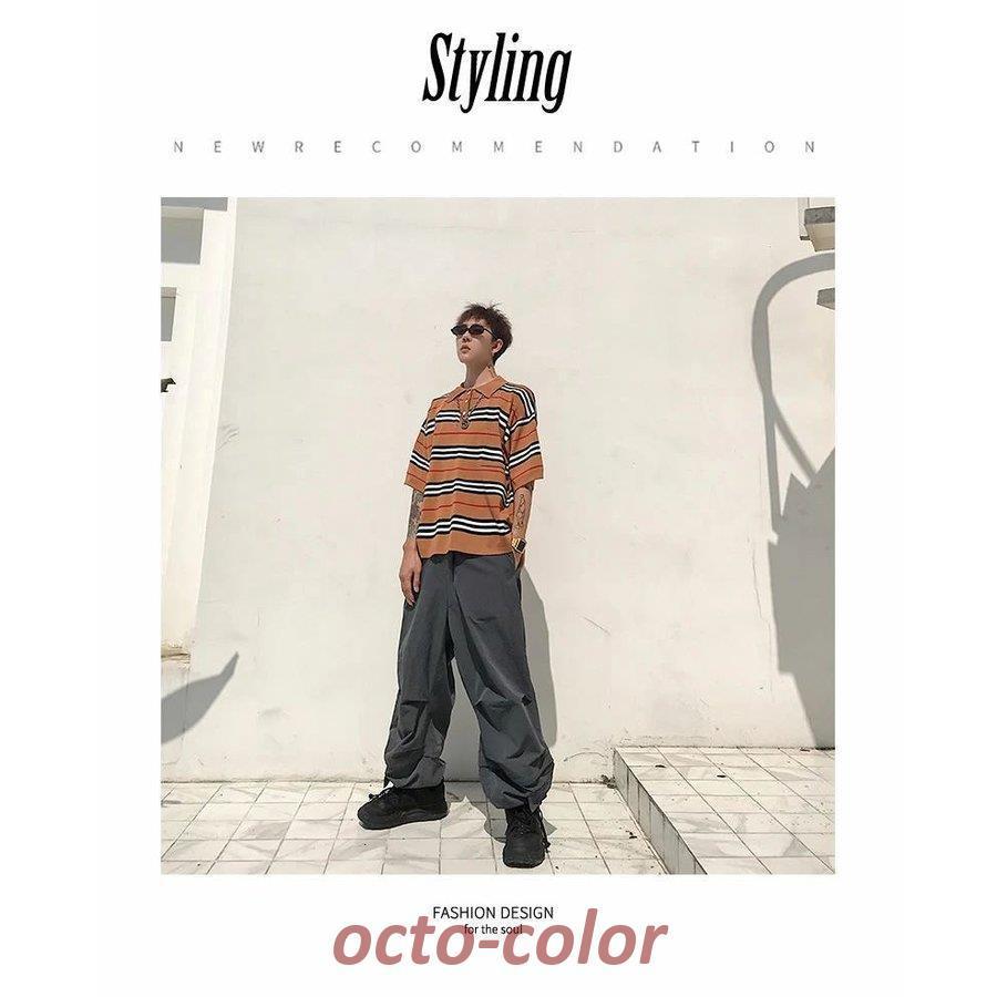 シャツ メンズ 半袖 ビッグシルエット ボーダー柄 ブランド 韓国ファッション オルチャンファッション Oc 0523 06mt98 Octo Color 通販 Yahoo ショッピング