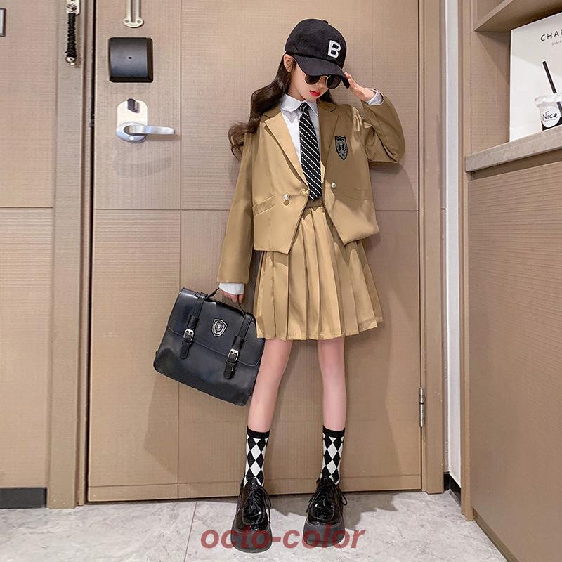 卒業式 卒服 スーツ 女の子  制服 高校生 レディース フォーマルスーツ ピアノ発表会 子供服 入学式 子供スーツ 洋服 JK 中学生 発表会｜octo-color｜04