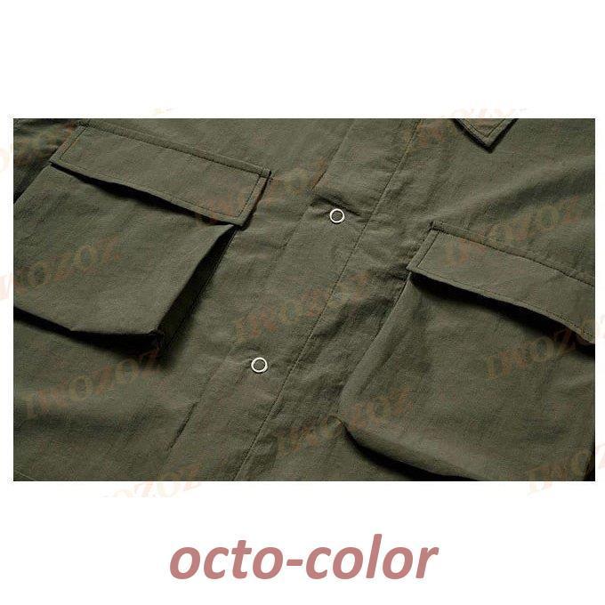コットンポリ ツイル タクティカル BDUシャツ メンズ M-XL ミリタリーシャツ ミリタリージャケット｜octo-color｜16