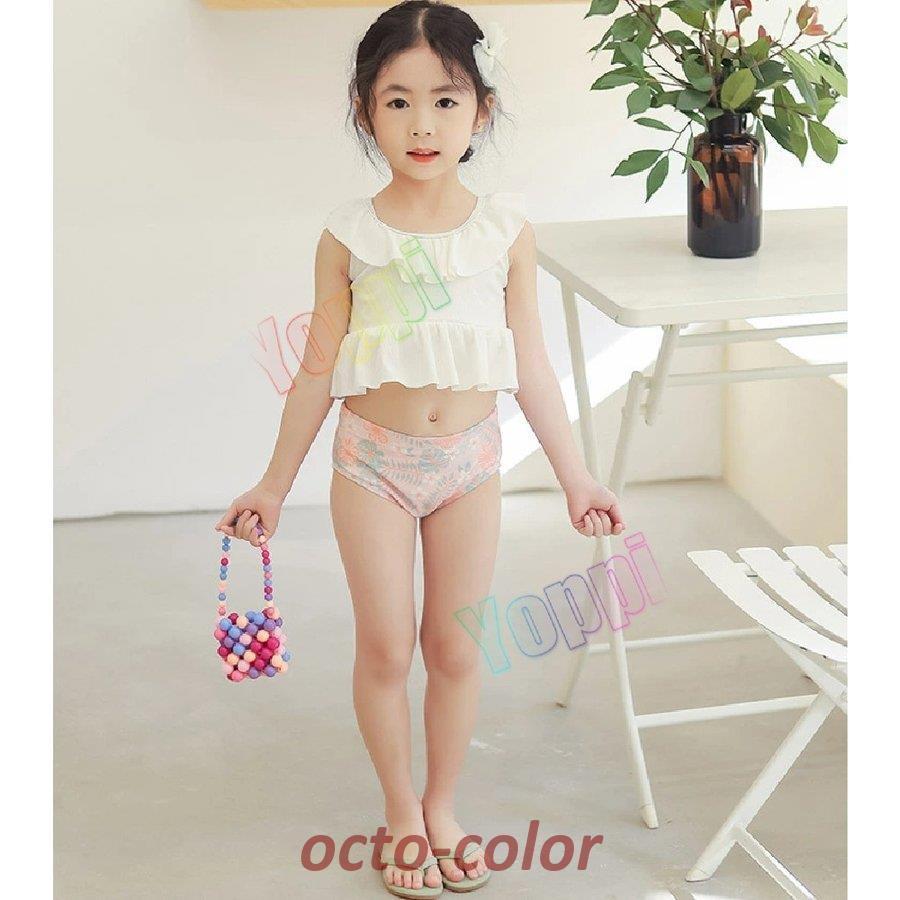 キッズ 水着 女の子 セパレート 子供水着 こども 女子 Uvカット かわいい おしゃれ 上下セット ビキニ 女児 幼稚園 保育園 小学生 ブール ピンク スイミング Oc 0524 01yy42 Octo Color 通販 Yahoo ショッピング