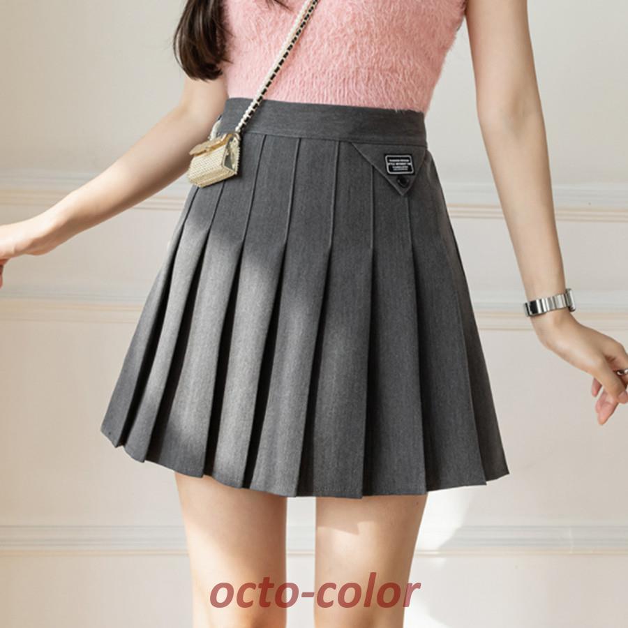 プリーツミニスカート インナーパンツ付き : octo-color - 通販