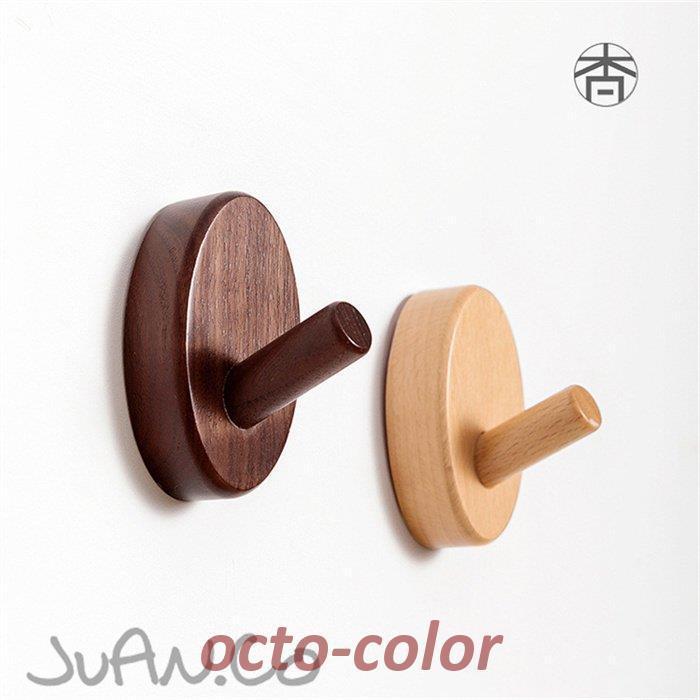 木製フック 2点セット ウォールフック おしゃれフック 壁掛けフック