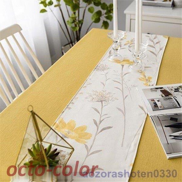 中 テーブルランナー ブリッジランナー テーブルセンター フリンジ付き