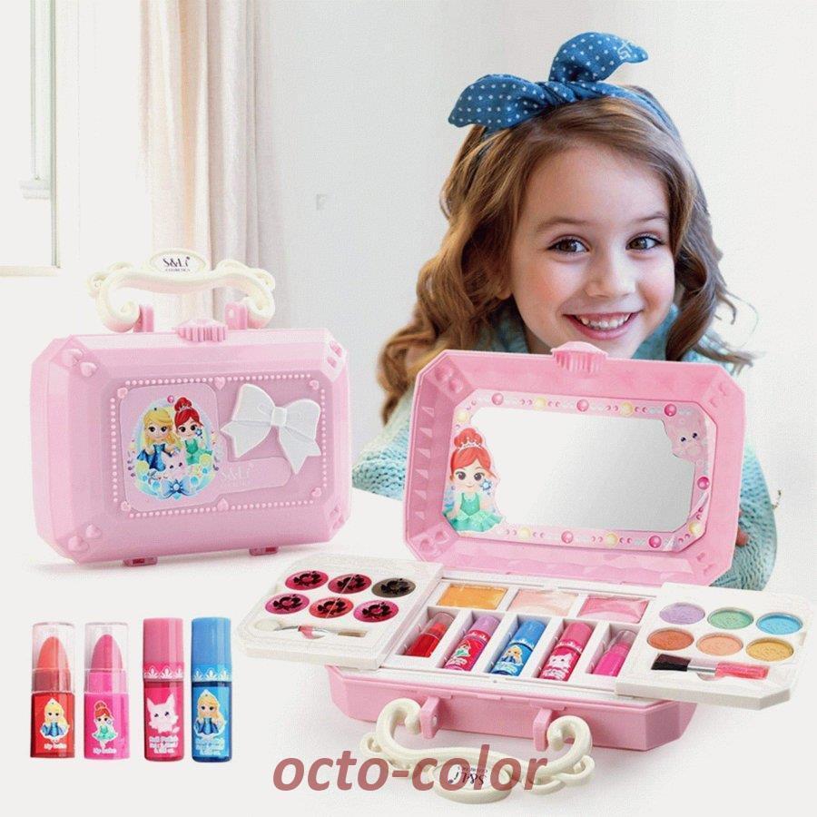 子ども コスメセット おもちゃ 23点 女の子 海外発送 メイクアップセット プリンセス おもちゃ 化粧品おもちゃセット 子ども用 クリスマスギフト Oc 0601 02zywj75 Octo Color 通販 Yahoo ショッピング
