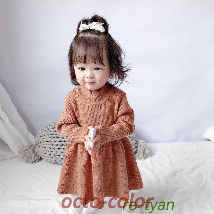 ✽+ワンピース グレーベージュ+✽ 七五三 クリスマス お正月 入園式 Flower collar dress gray & white 110～130cm 入学式 入園式