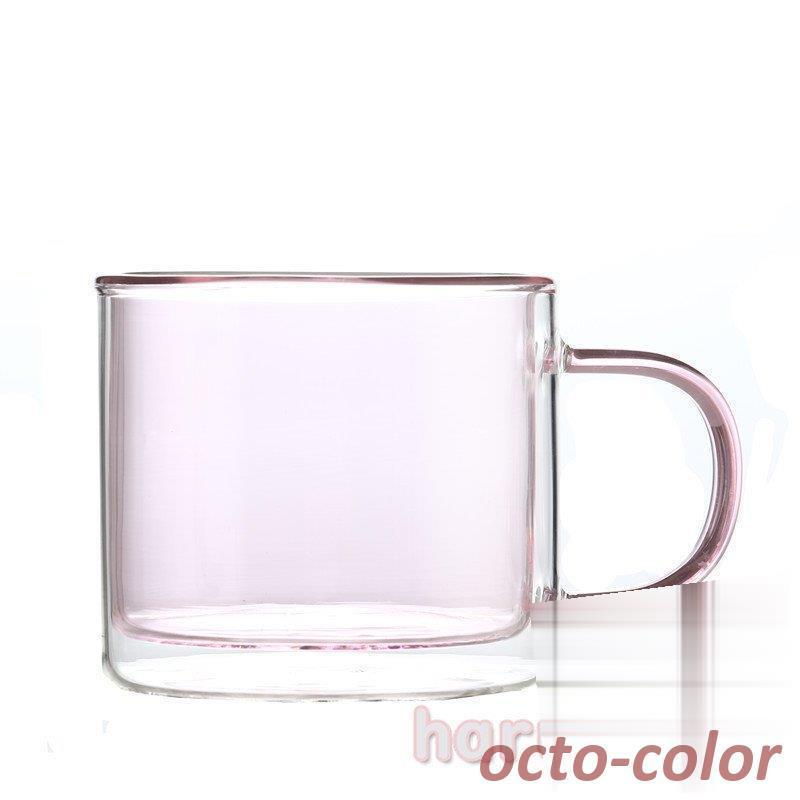 ガラス カップ 二重構造 ステンドグラス 2層ガラス コップ 保冷 耐熱ガラス ダブルウォール コーヒーカップ カラーグラス コップ お祝い プレゼント｜octo-color｜18