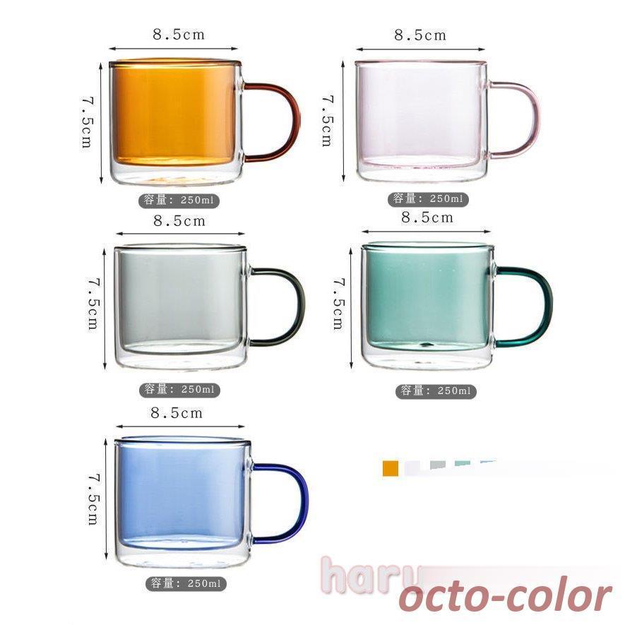 ガラス カップ 二重構造 ダブルウォール コーヒーカップ