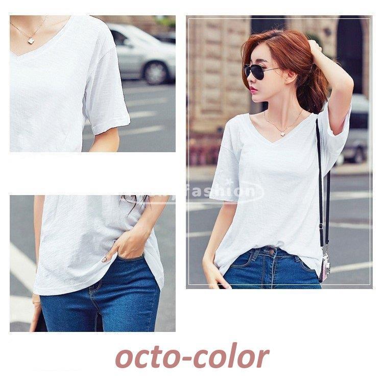 トップス アニメショート チュニック レディース Tシャツ 体型カバー ゆったり 大きいサイズ Vネック カットソー 半袖 トップス ポイント消化 Hqislgfxvp Www Tritop Com Br