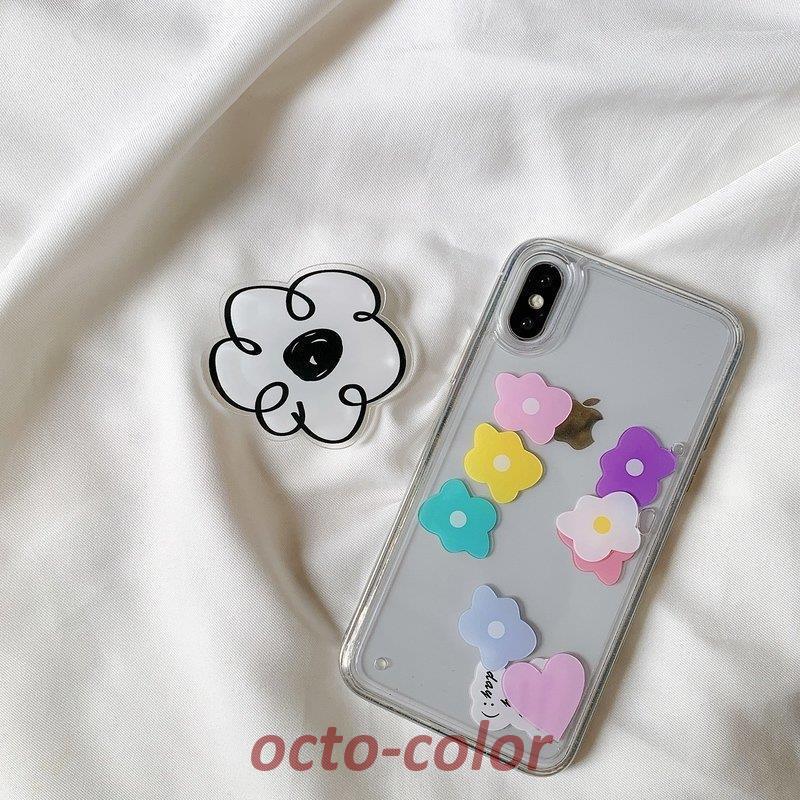 スマホグリップ 韓国 花 グリップトック スマホケース フラワー イラスト かわいい おしゃれ スマホスタンド Griptok かわいい 落下防止 Oc 0622 01smart1046 Octo Color 通販 Yahoo ショッピング