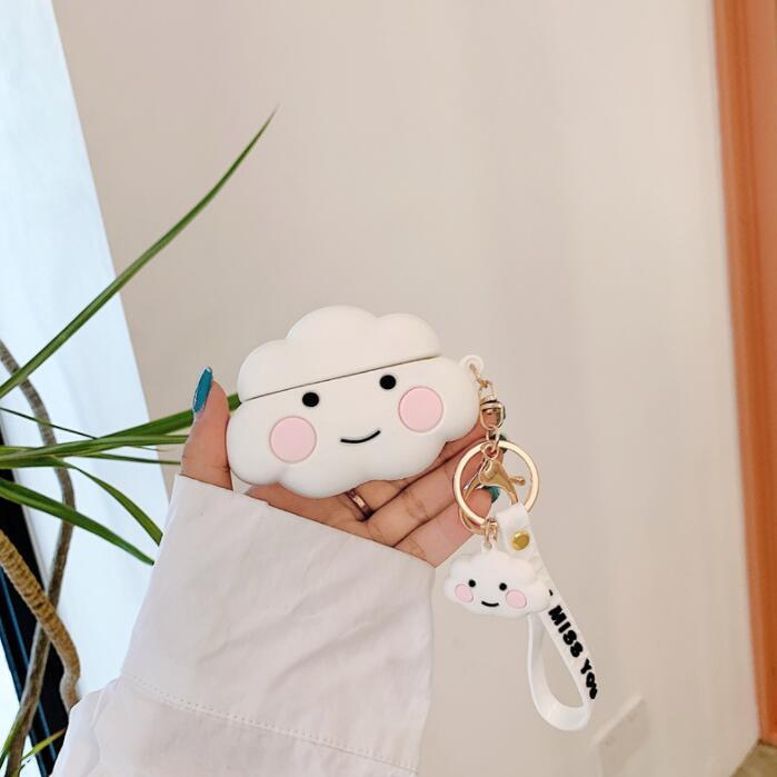 Airpods pro ケース 韓国 シリコン 雲 スマイルケース エアポッド プロ エアーポッズ カバー 大人 イヤホンケース かわいいケース女性｜octo-color｜04