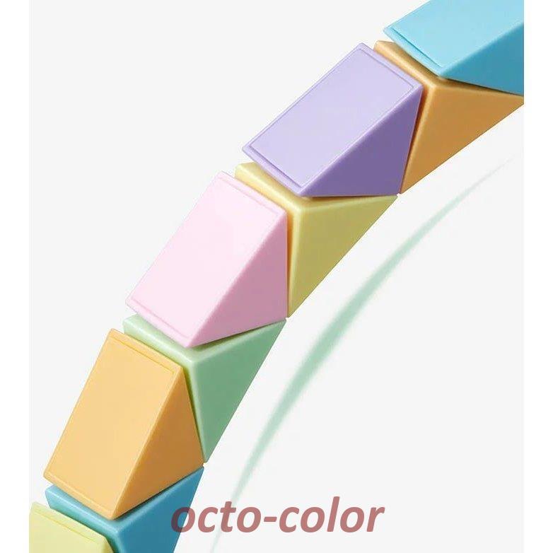 ルービックスネーク　知育玩具　パズル　立体パズル　スネークキューブ　 観察力　創造力　ツイスト　暇つぶし　おもちゃ　男の子　女の子　子ども｜octo-color｜07
