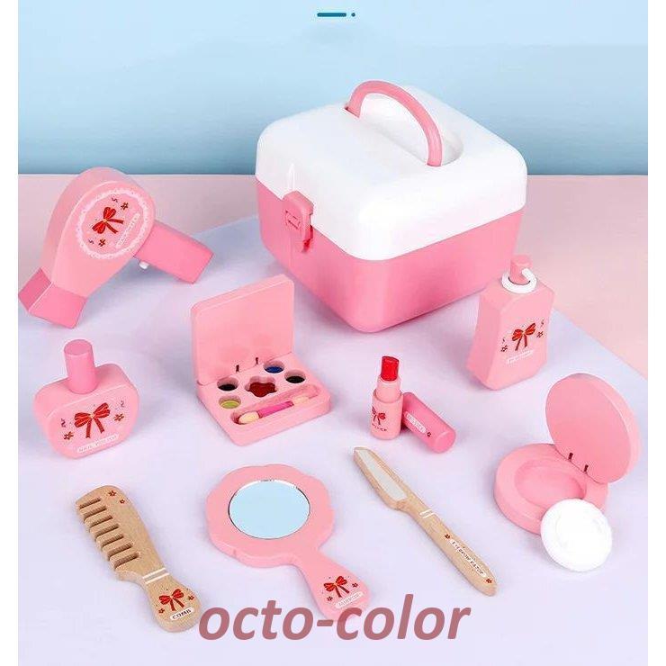 メイクアップ セット ままごと ままごとセット メイク おもちゃ 子供 女の子 女 3歳 4歳 5歳 知育玩具 プレゼント 誕生日 おままごとセット 美容師｜octo-color｜02