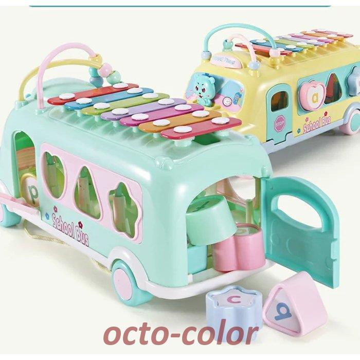知育玩具 鉄琴 誕生日 1歳 子供 室内 遊び おもちゃ 誕生日プレゼント 男の子 2歳 女の子 プレゼント 出産祝い 音の出るおもちゃ 音楽 楽器 型はめ｜octo-color｜09