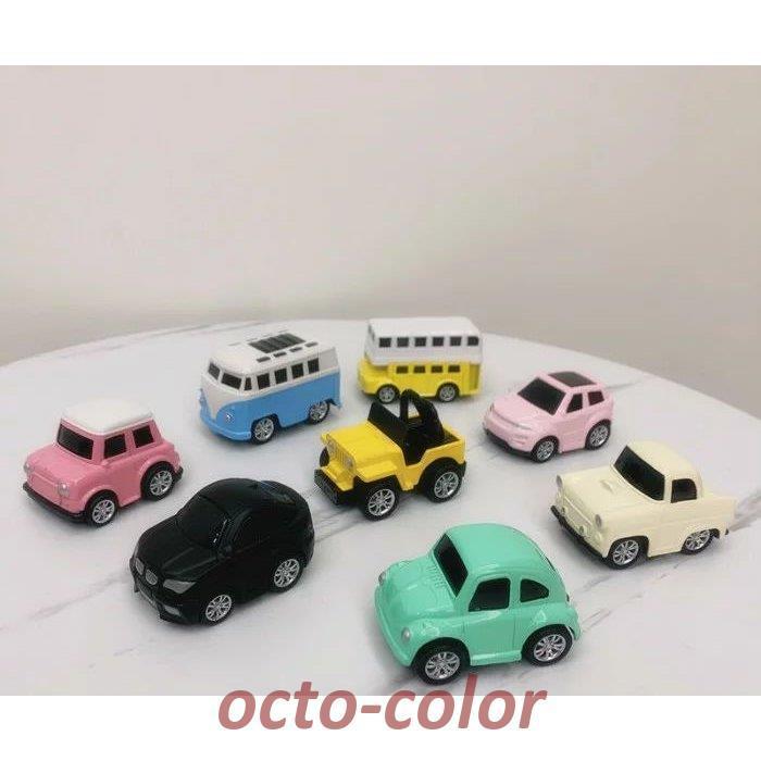 8点セット 乗り物 おもちゃ 合金 プルバックカー 働く車