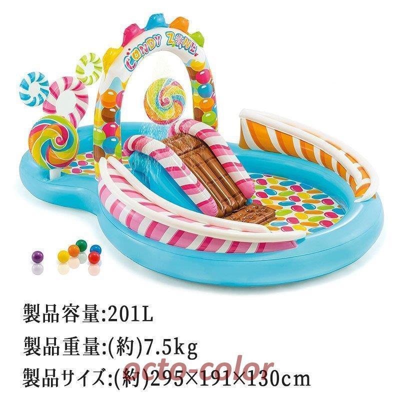 家でプール遊び 対象年齢３歳 家庭用プール new 滑り台付きプー ビニールプール 水遊び おもちゃ 簡易式プール 誕生日プレゼント｜octo-color｜05