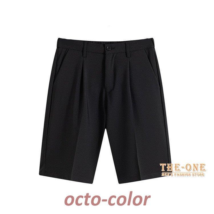 スーツセット メンズ 上下セット 夏 半袖 セットアップ 2点