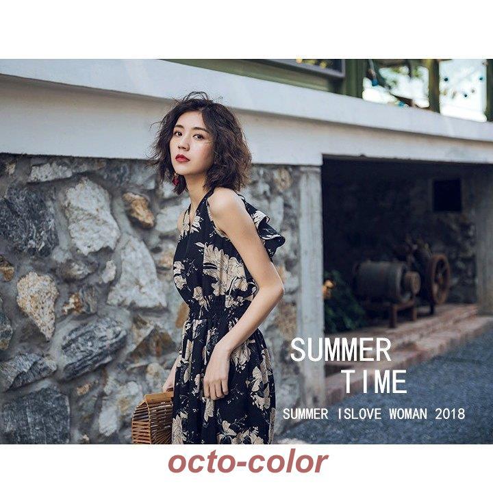 ワンピース シフォン ノースリーブ ロング丈 サンドレス サマー ワンピース シフォン ノースリーブ ロング丈 サンドレス サマー