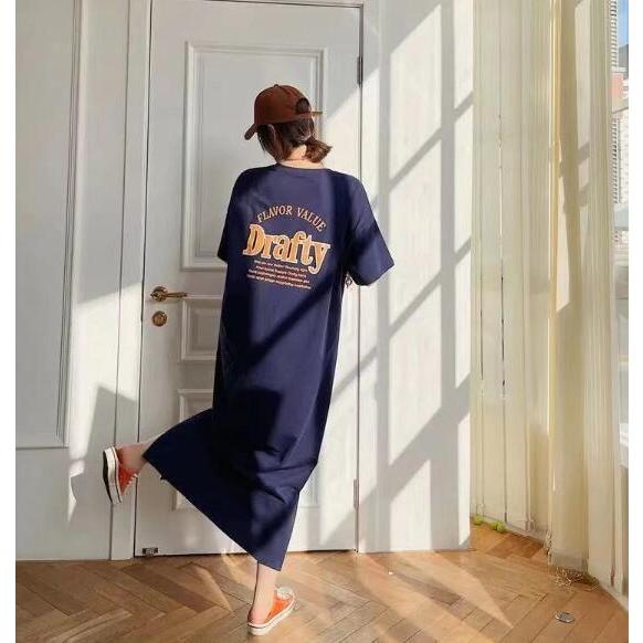 カジュアル ワンピース ロング Tシャツ カットアウト rd60743.jpg
